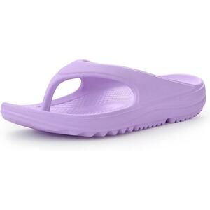 Shevalues Womens Size 12 Purple Sandals Open Round Toe Flip Flop Thong Shoes